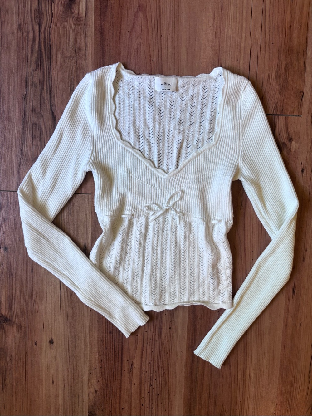 Wilfred Soloist Sweater in Light Birch - Picture 1 of 8